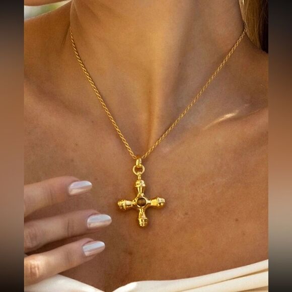 Vintage tiger eye necklace N526 - Picture 2 of 5